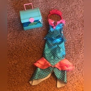 American Girl Wellie Wishers marvelous mermaid outfit RETIRED & Ocean Treasure